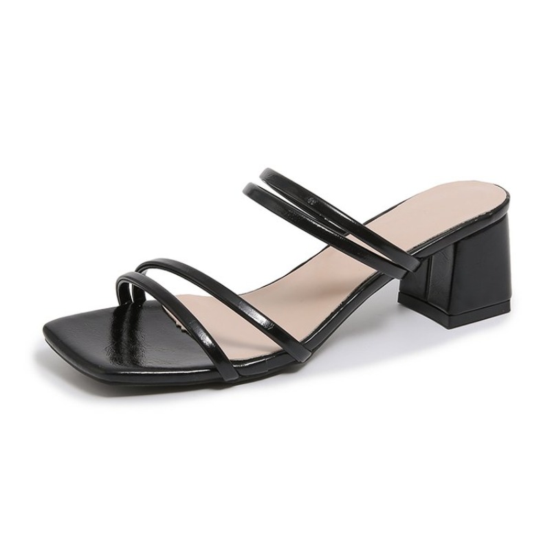 Crossfit Ladies - Sandal Wanita Hak Kotak Elegan Musim