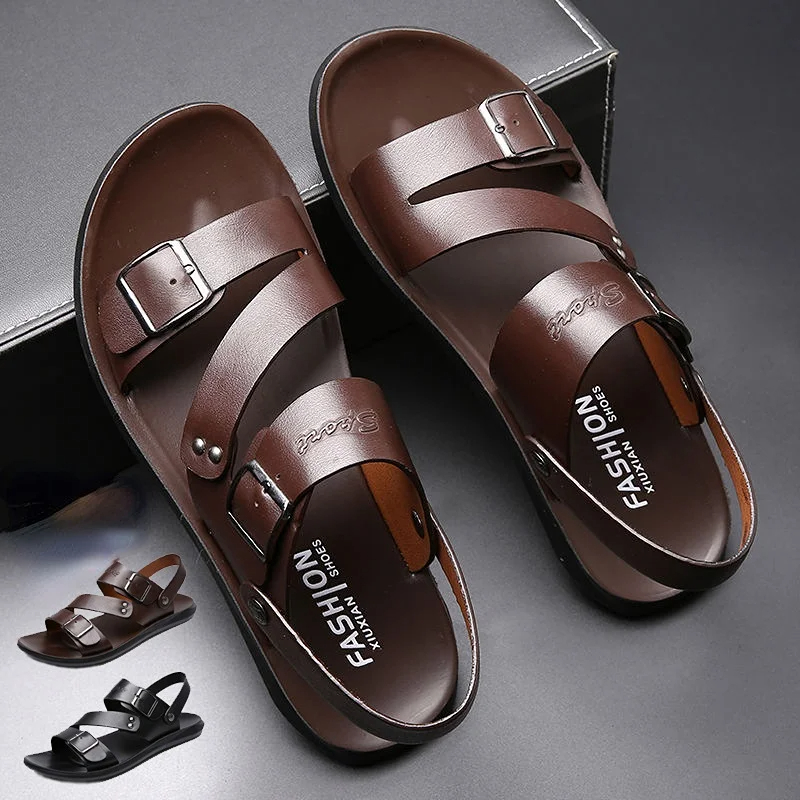 Sandal pantai kulit PU pria, K - Crossfit Male ulasan dan harga