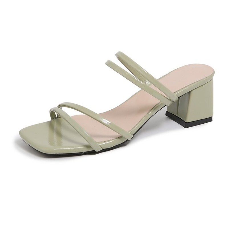 Sandal Wanita Hak Kotak Elegan - Crossfit Ladies ulasan dan harga