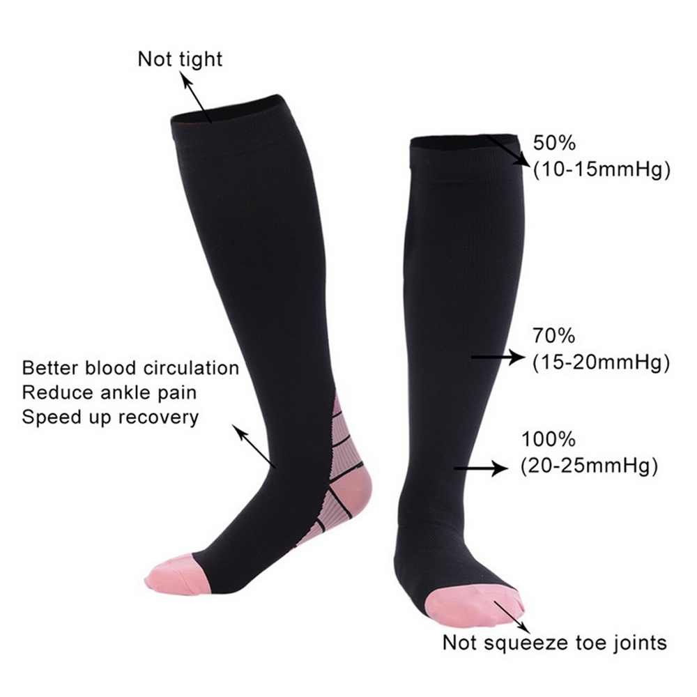 Kaus kaki kompresi berpergian  - Crossfit Male ulasan dan harga
