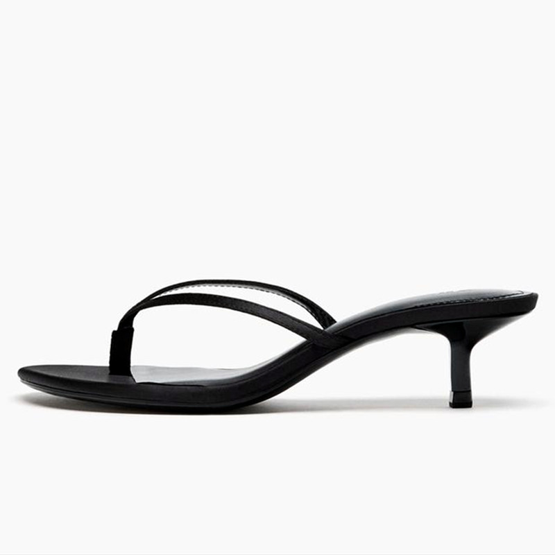 Sandal Jepit Hak Tinggi Satin  - Crossfit Ladies ulasan dan harga